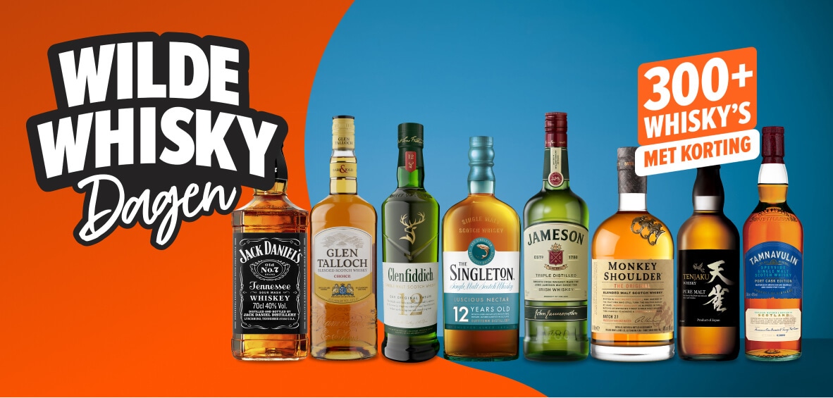 Wilde Whisky dagen meer dan 300 whisky's met korting